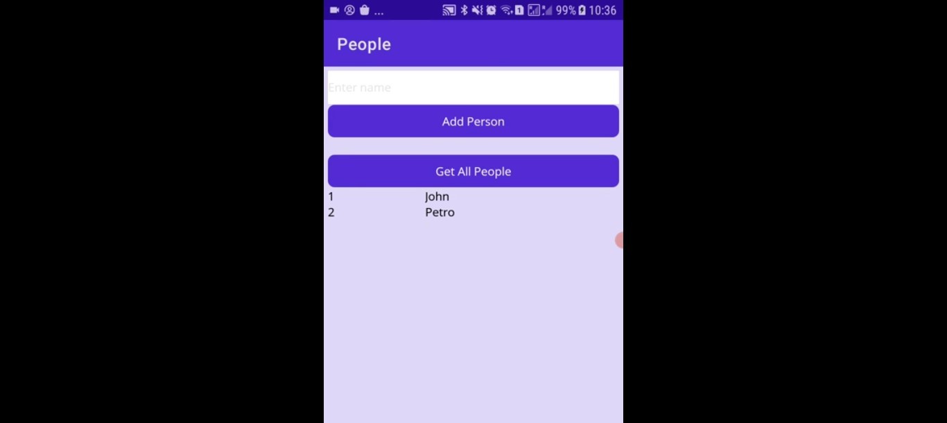 a people app based on .NET MAUI framework