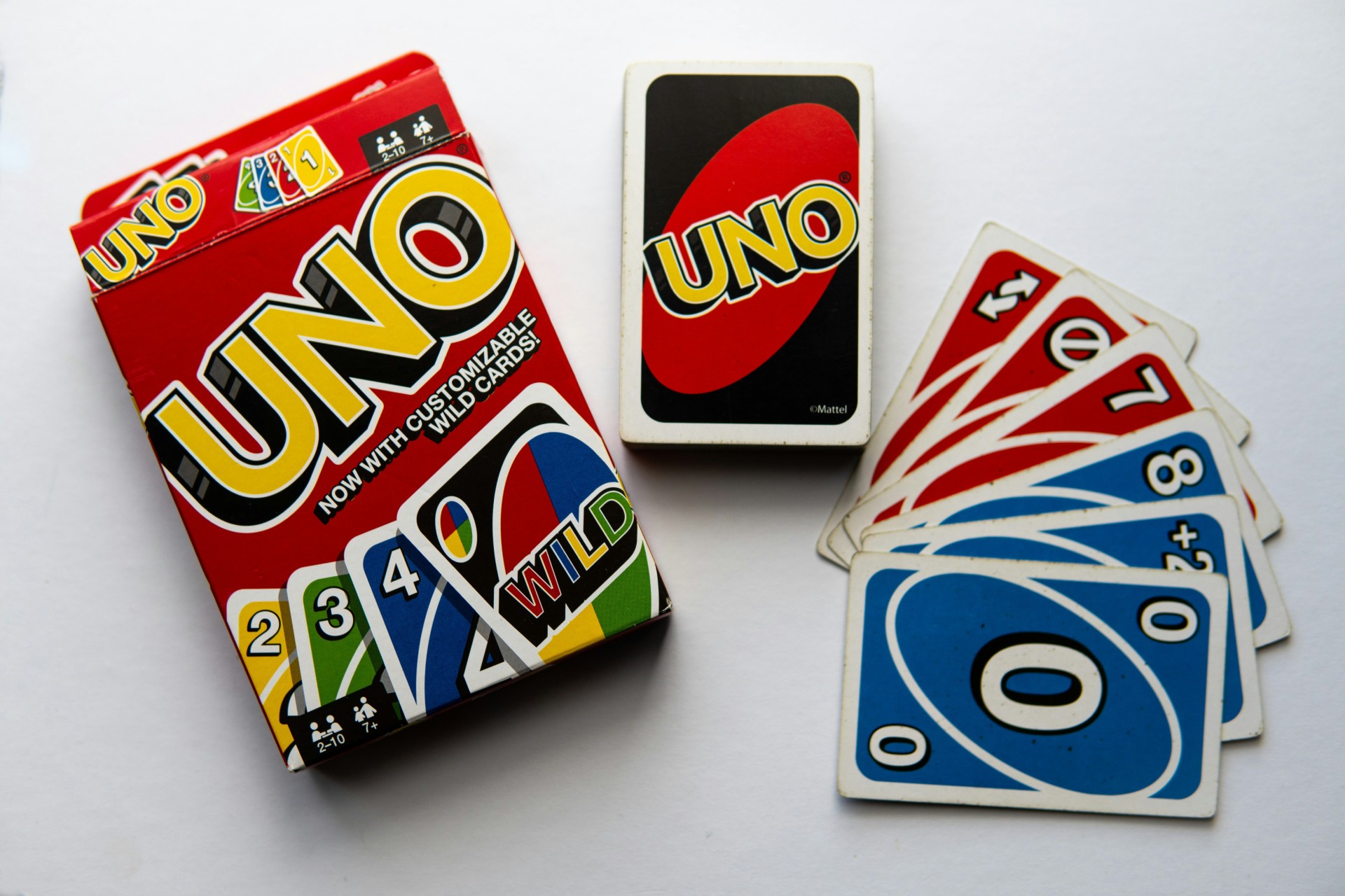 A deck of uno cards